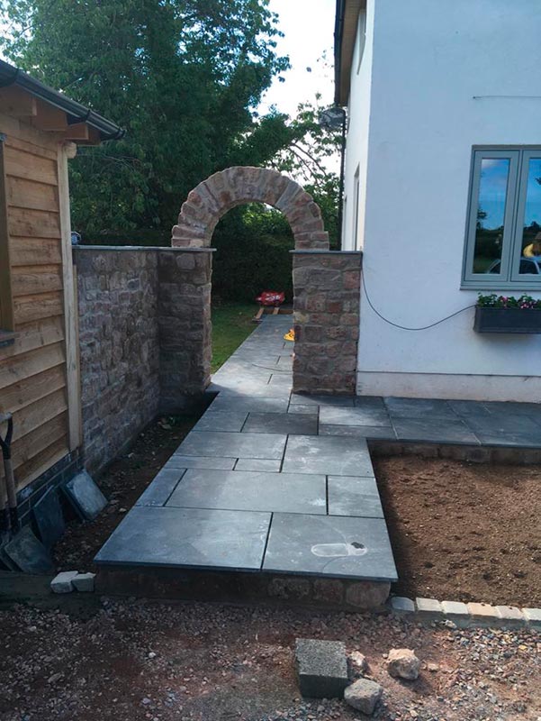 welsh slate paving | Landscaping Monmouthshire