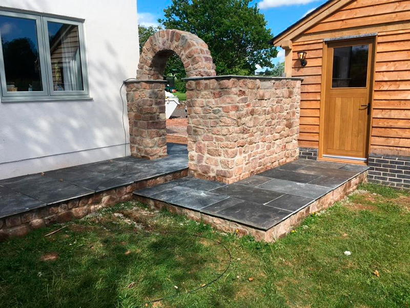 welsh slate paving | Landscaping Monmouthshire