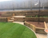 sleeper raised beds and terraces | Landscaping Monmouthshire